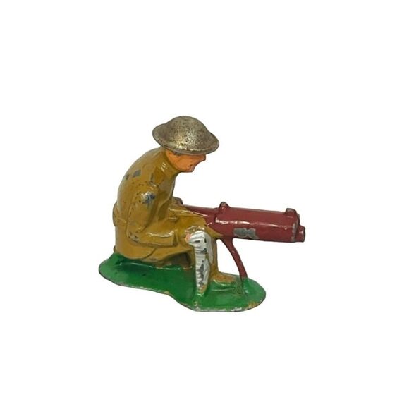 Barclay Manoil Kneeling Machine Gunner B9 WW1 Circa 1935 - Picture 1 of 5